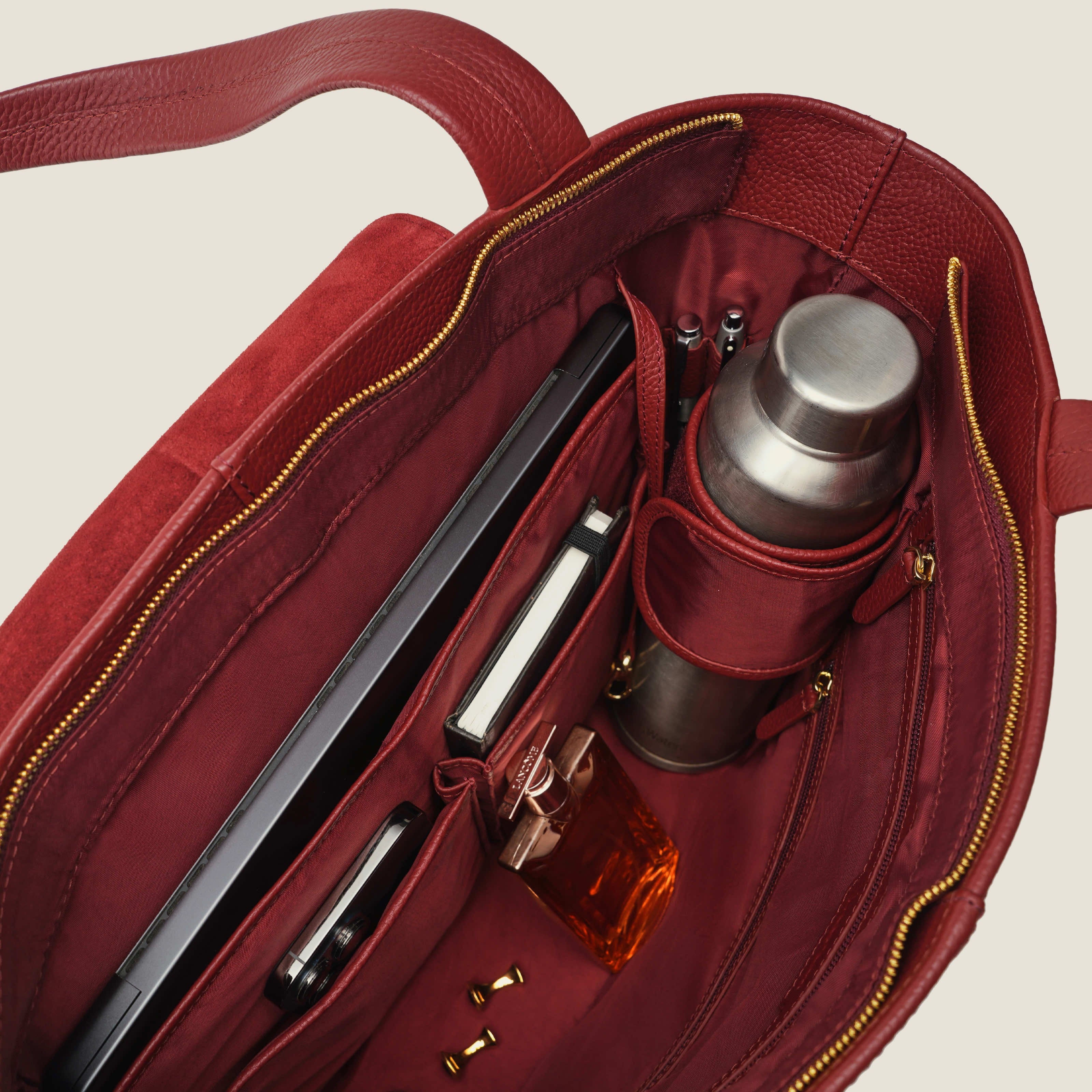Best Women's Work Bag | #Color_Burgundy