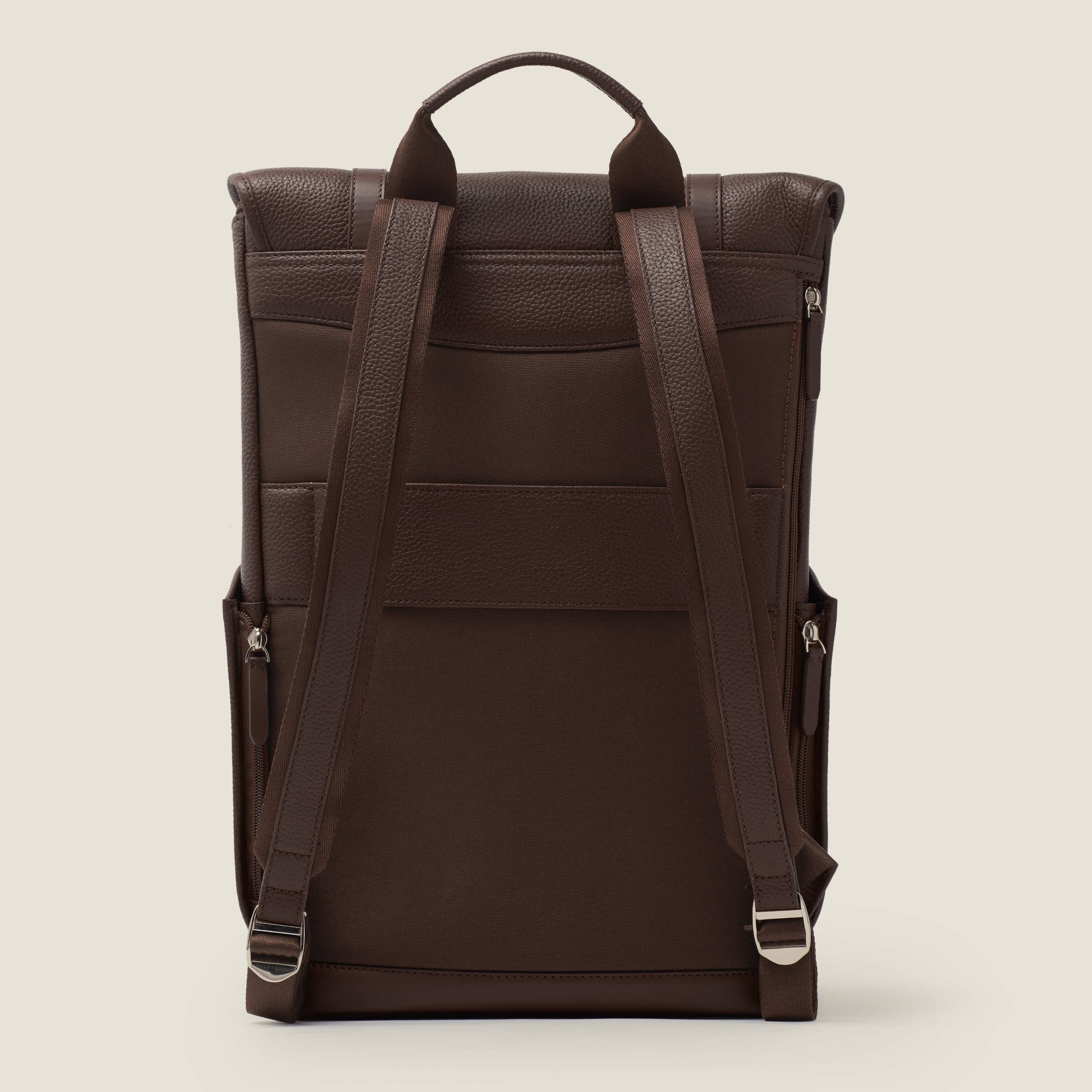Top rated leather backpack| #color_chocolate