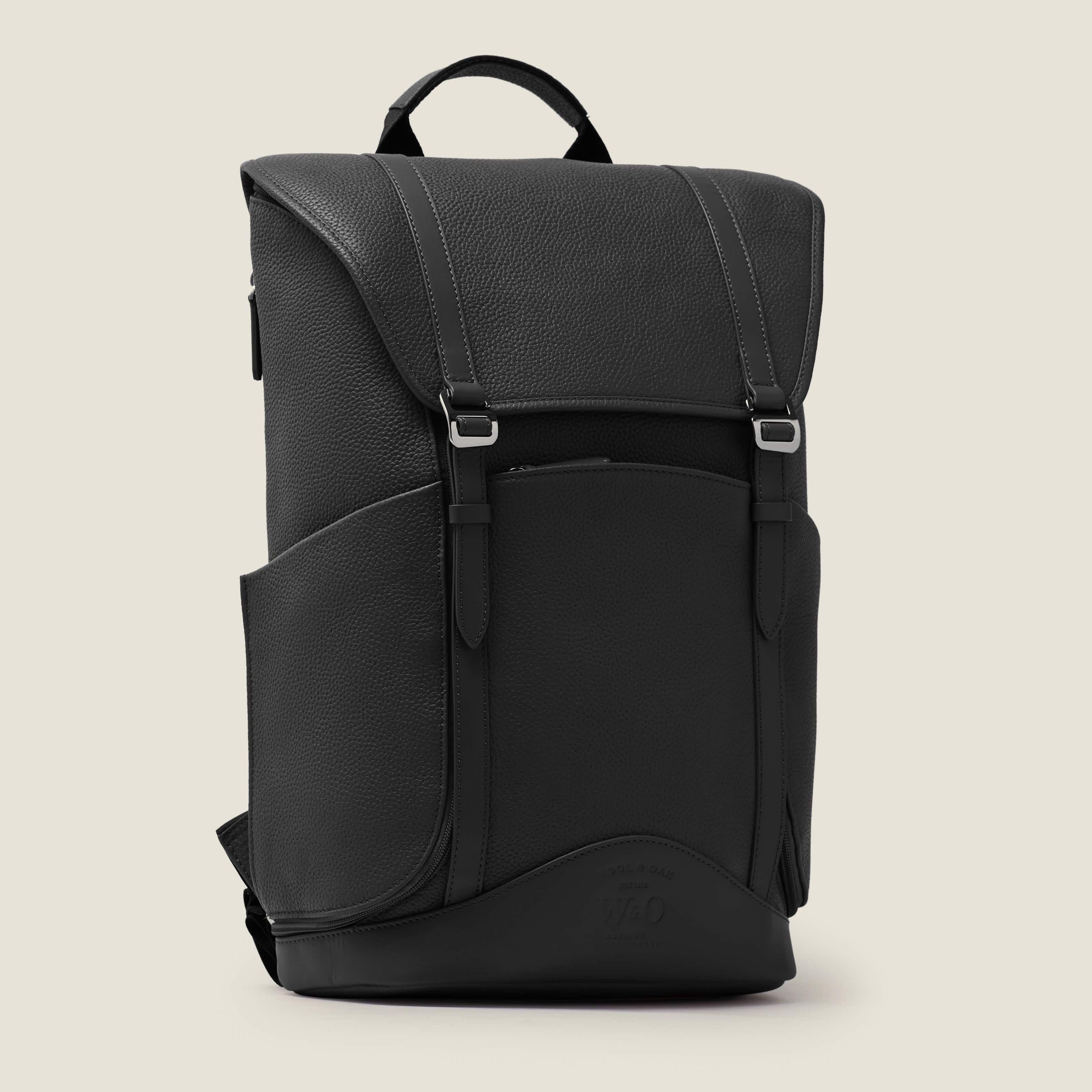 Top rated leather backpack| #color_jet black