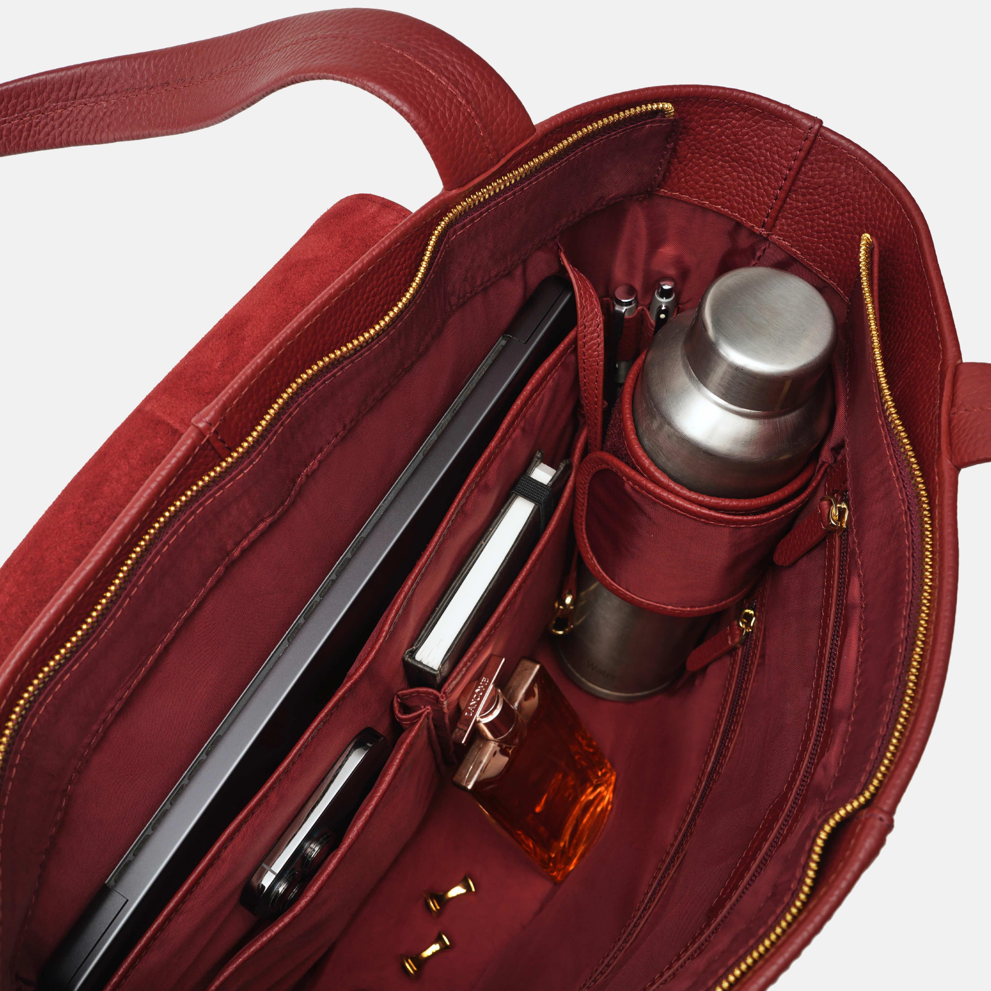 Best Women's Work Bag | #Color_Burgundy