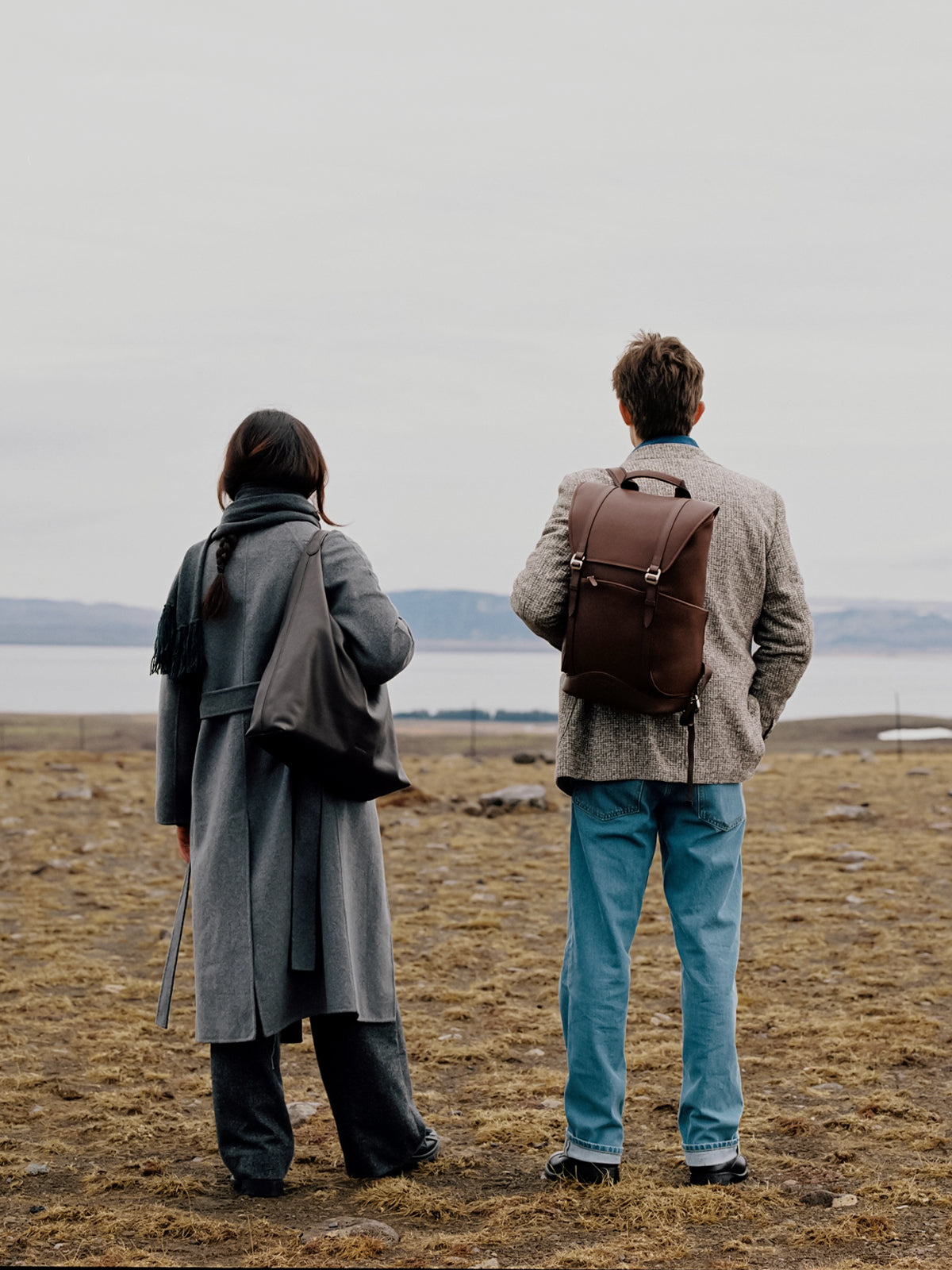 Wool & Oak leather bag crafted in New York City