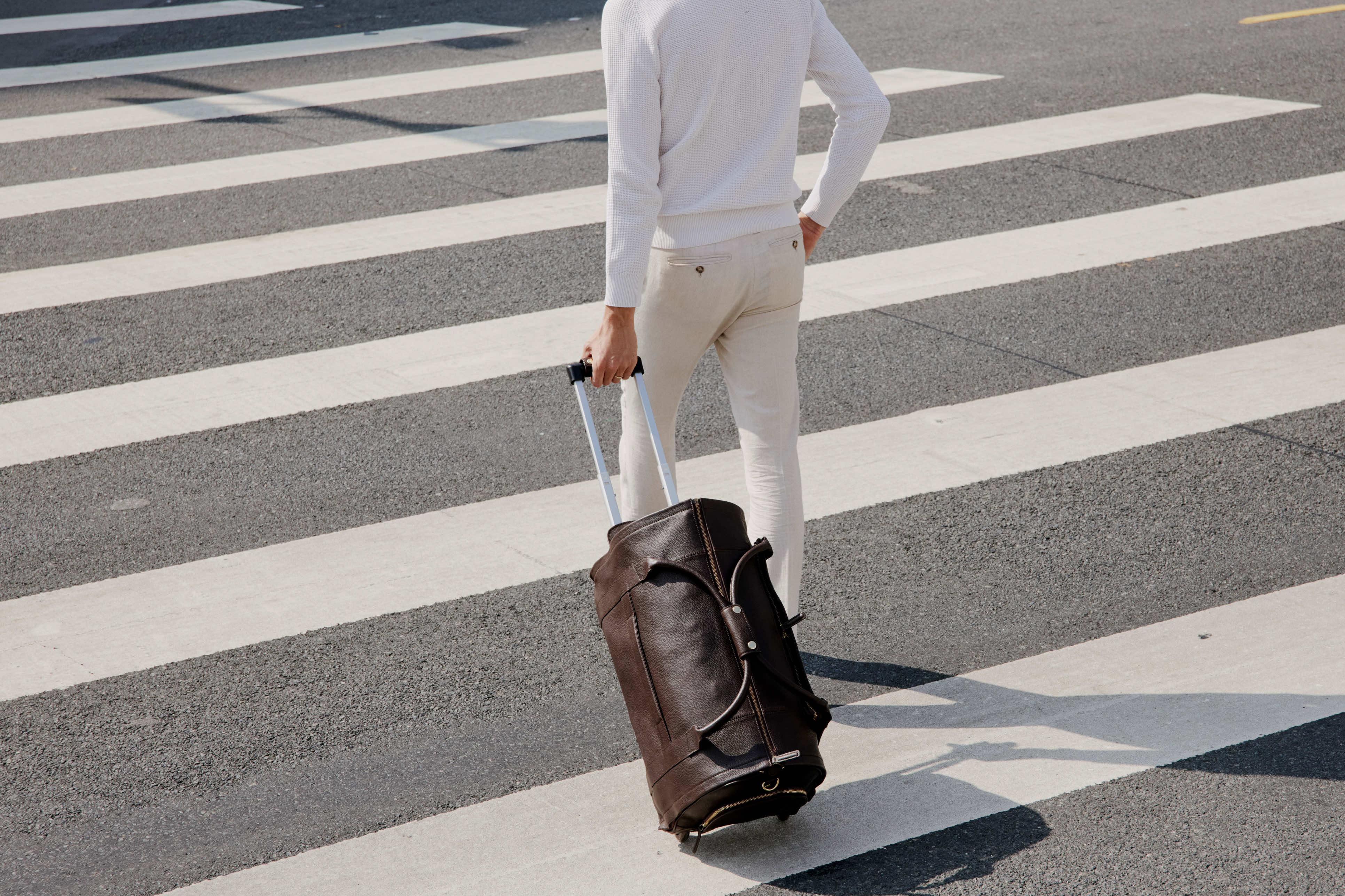 Wool & Oak Nova leather carry-on bag