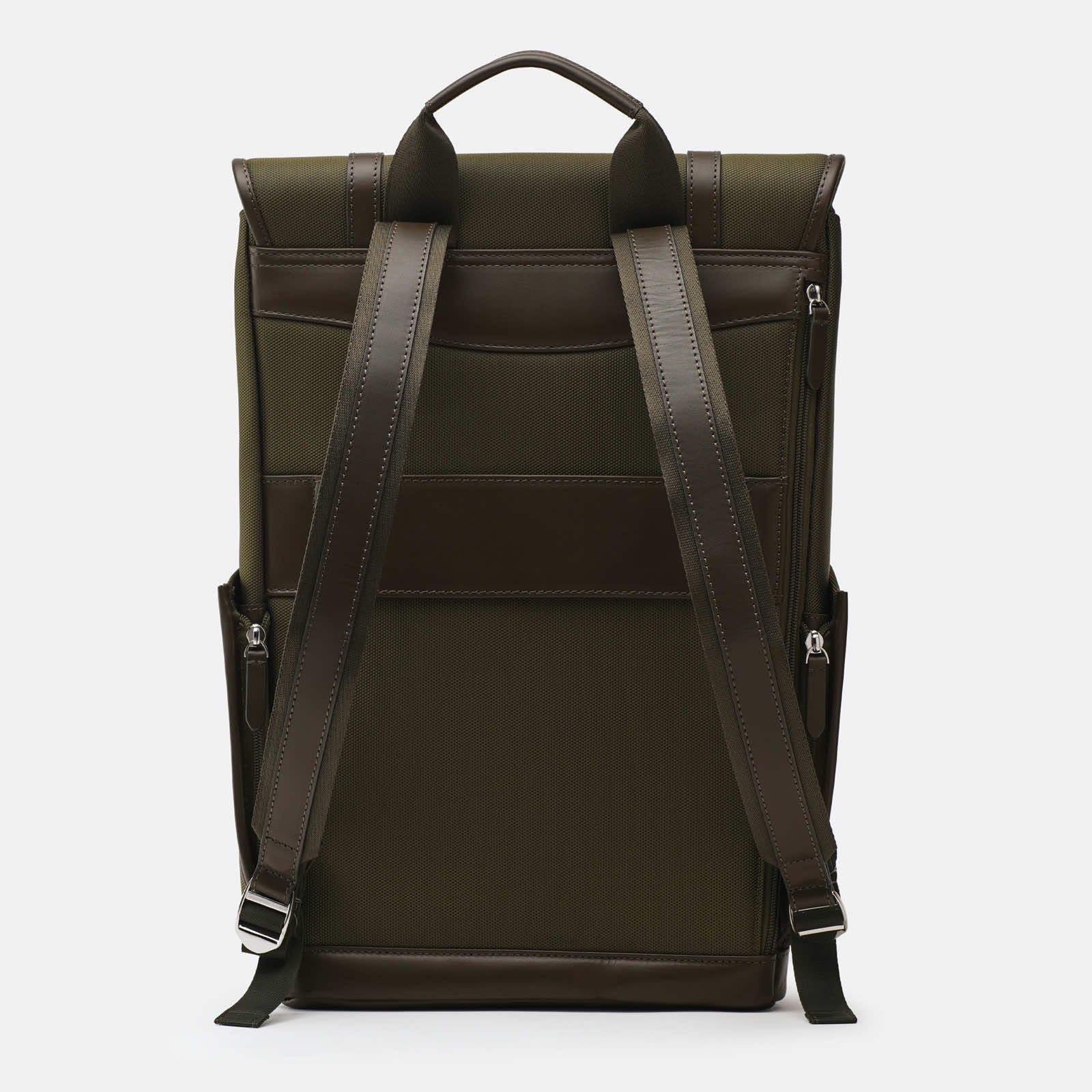 Top rated leather backpack| #color_Olive Nylon