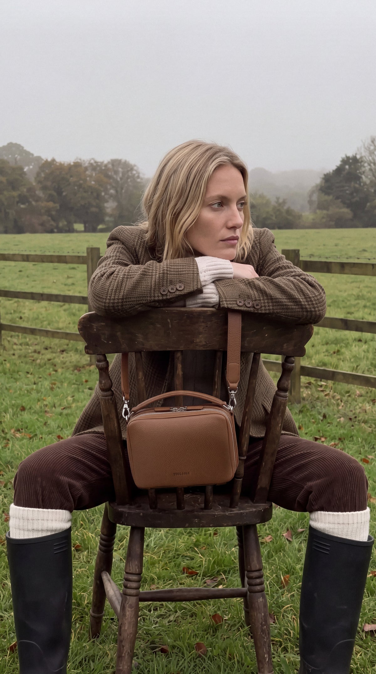 Leather crossbody bag| #color_Sand