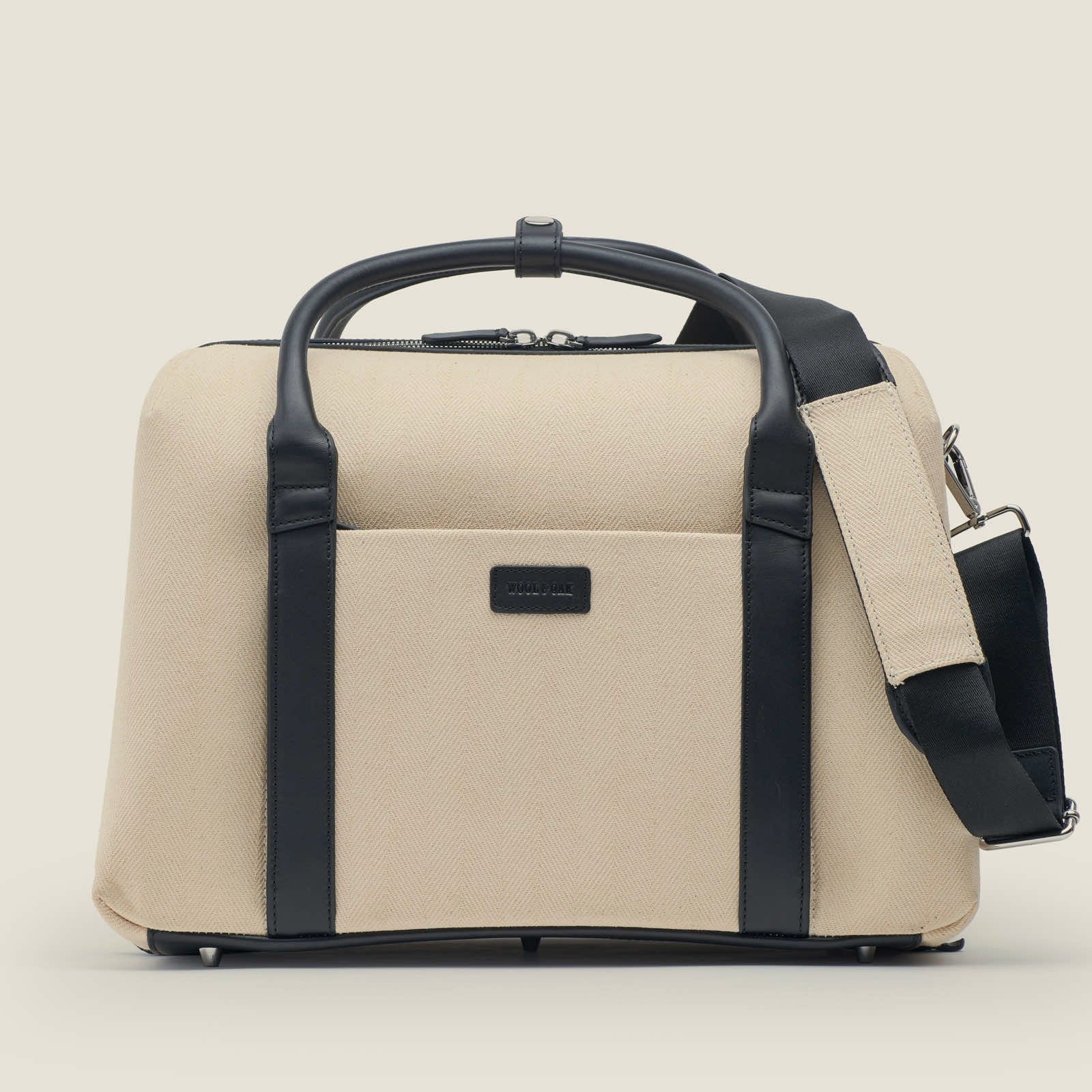 Best duffle carry on bag | #Color_Herringbone Black - Herringbone Black