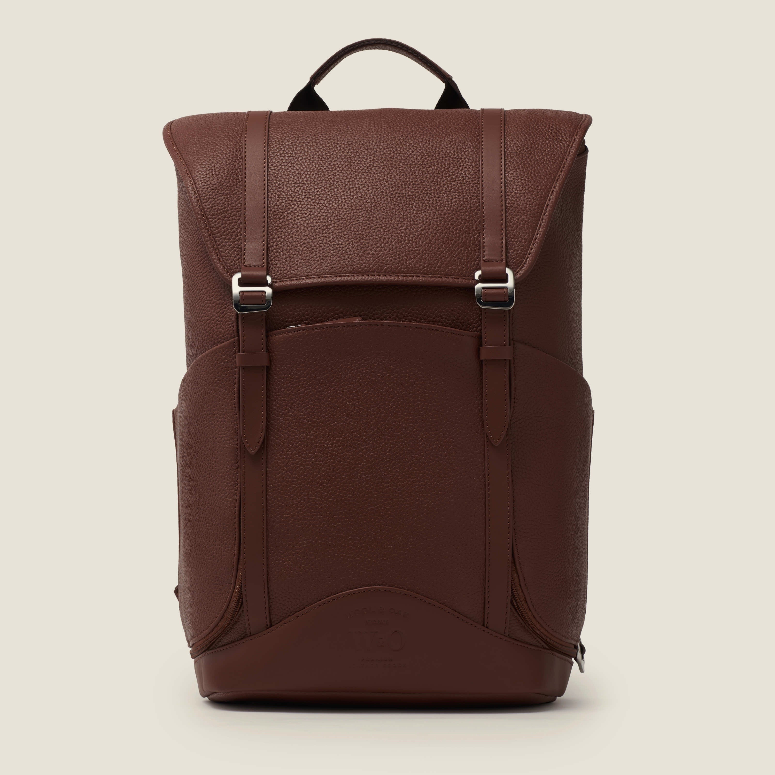 Top rated leather backpack| #color_oak - Oak