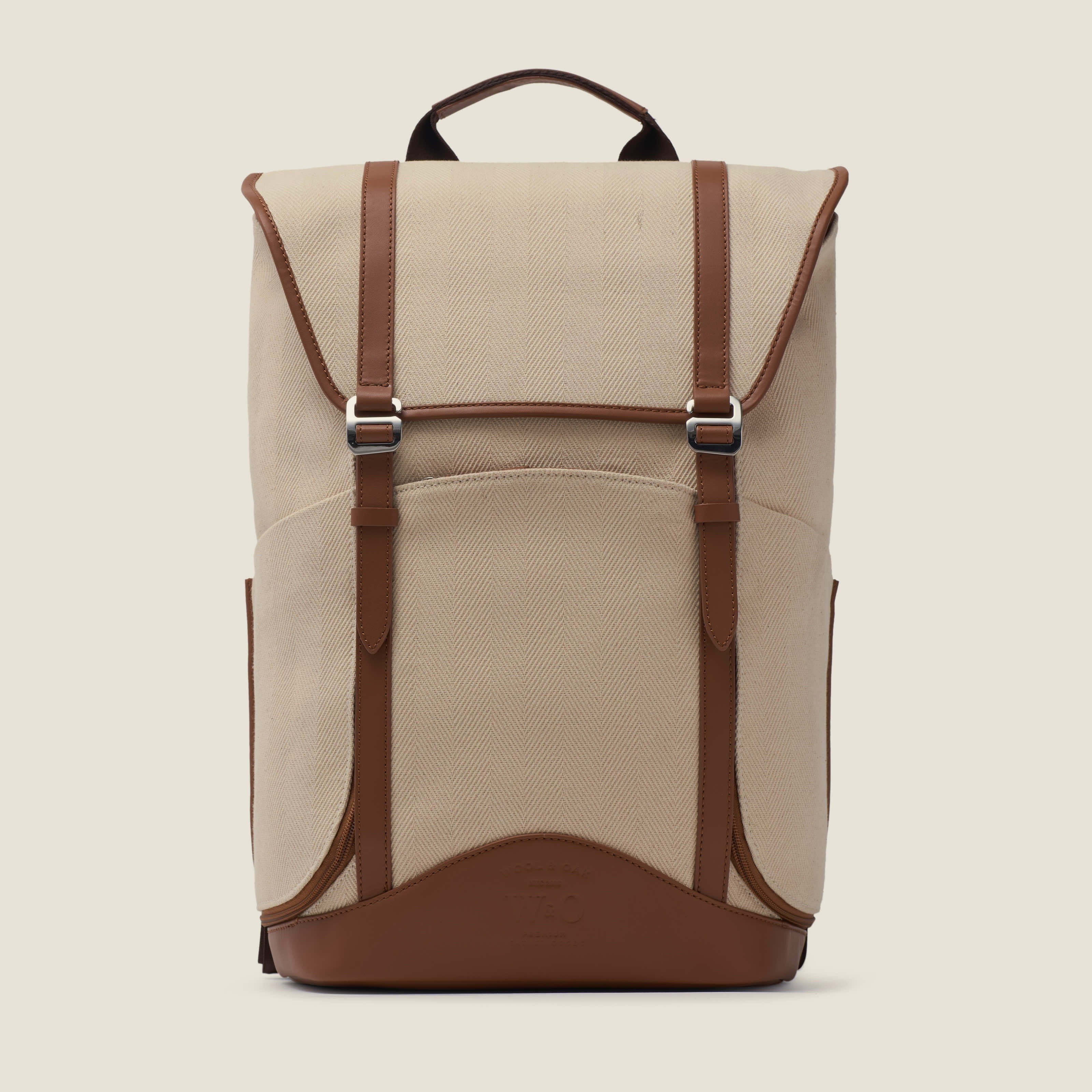 Top rated leather backpack| #color_Herringbone Sand - Herringbone Sand