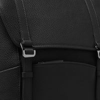 Top rated leather backpack| #color_jet black