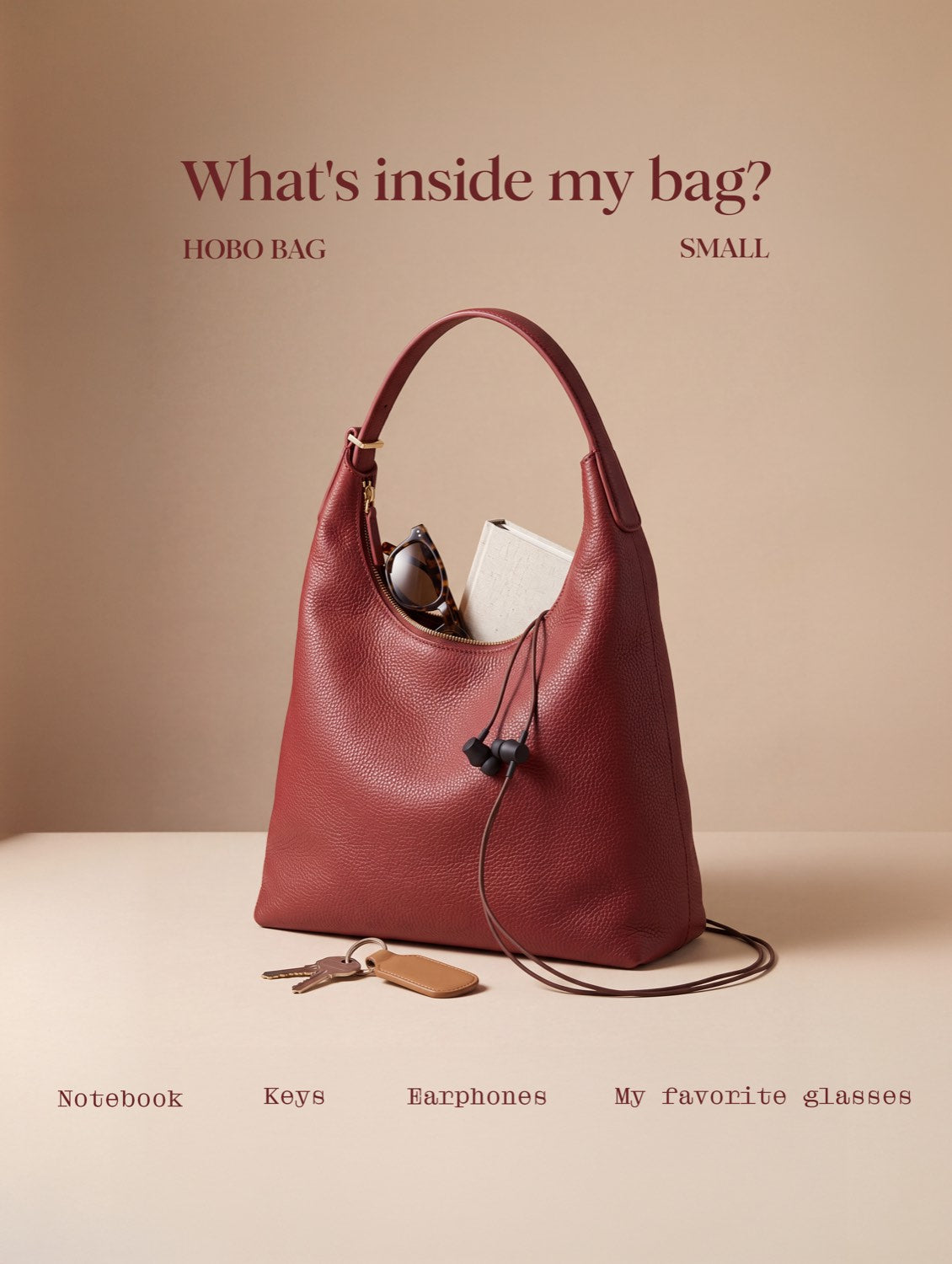 Small Hobo — what fits inside