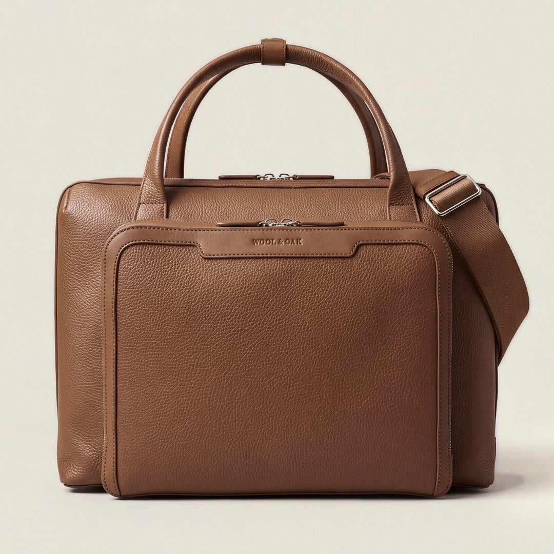 Atlas Duffle Briefcase in Sand