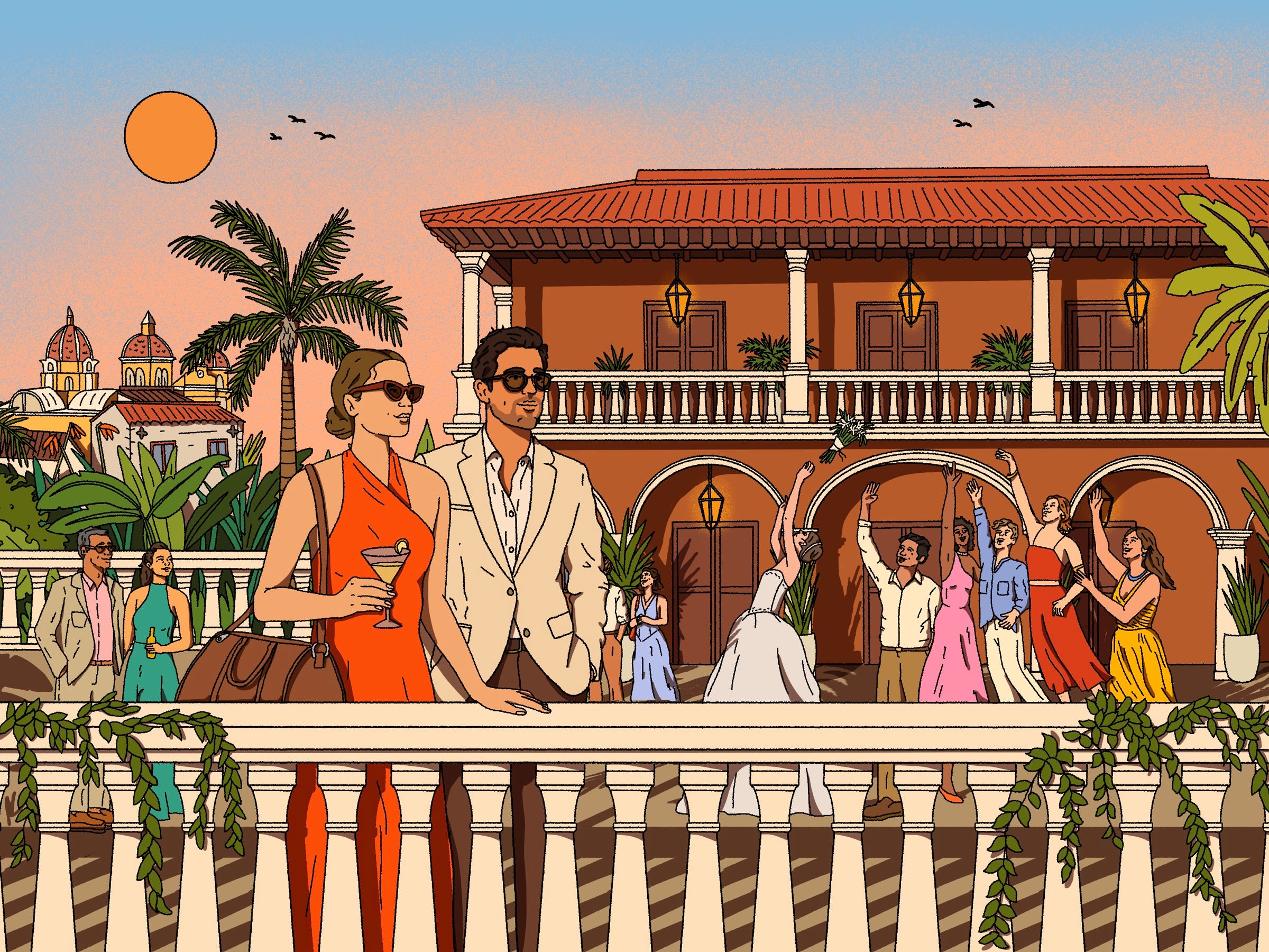 Wool & Oak — Cartagena illustration
